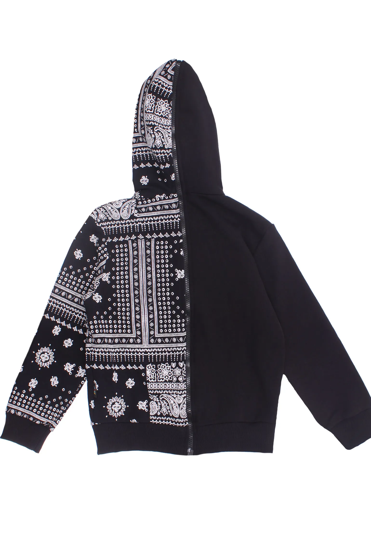 Felpa full zip con cappuccio