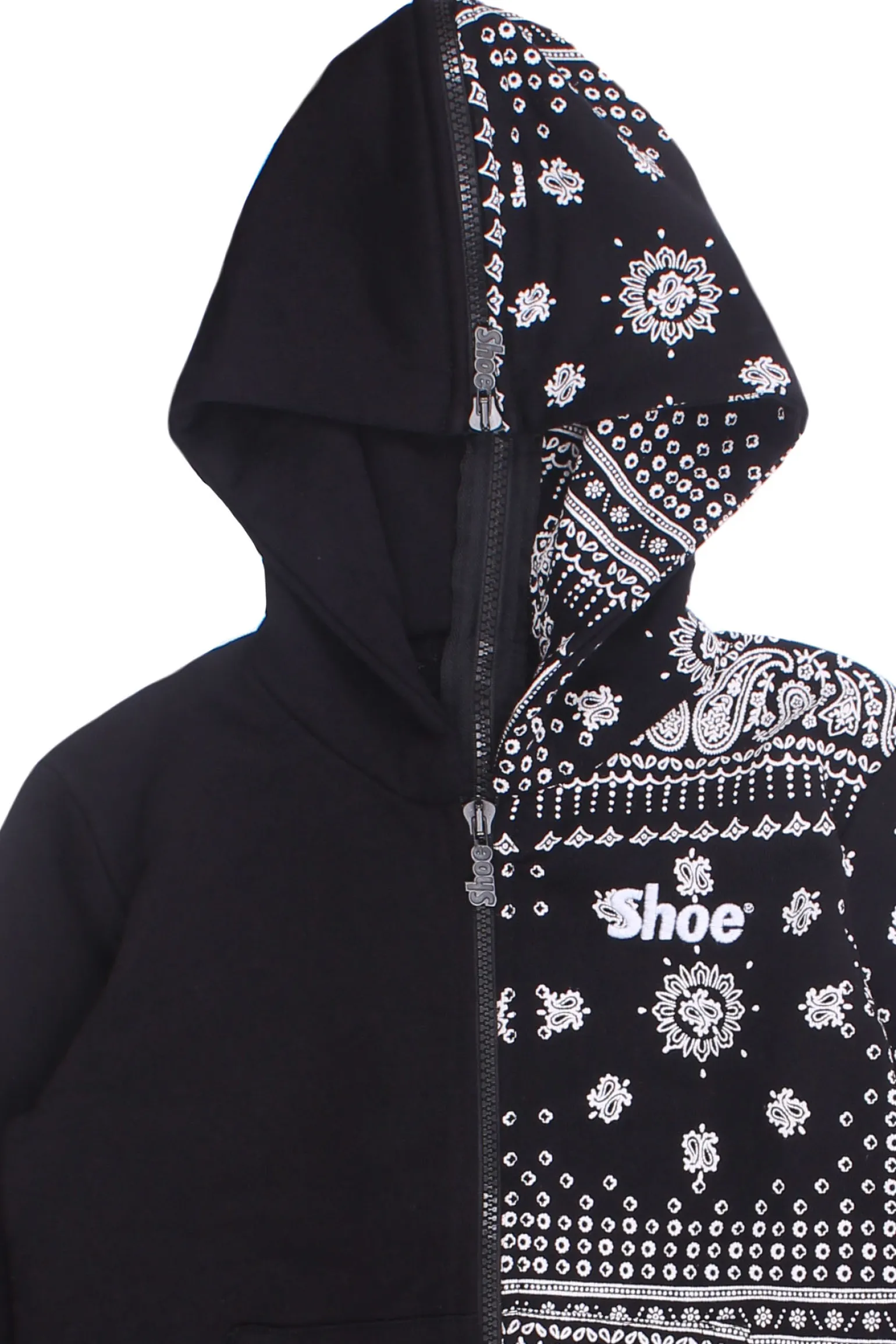Felpa full zip con cappuccio