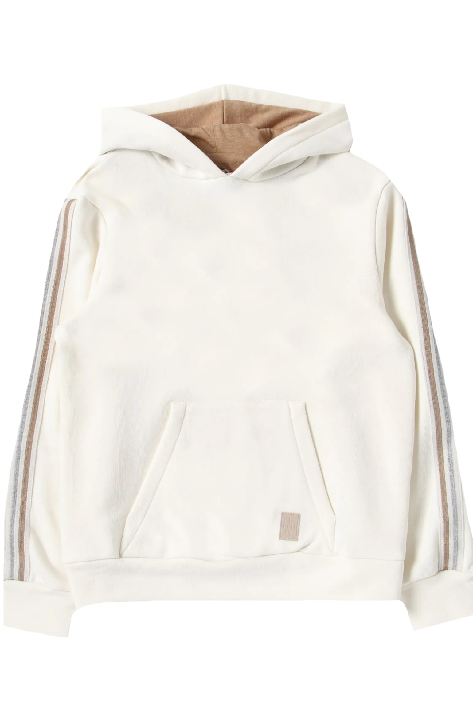 Felpa girocollo con cappuccio