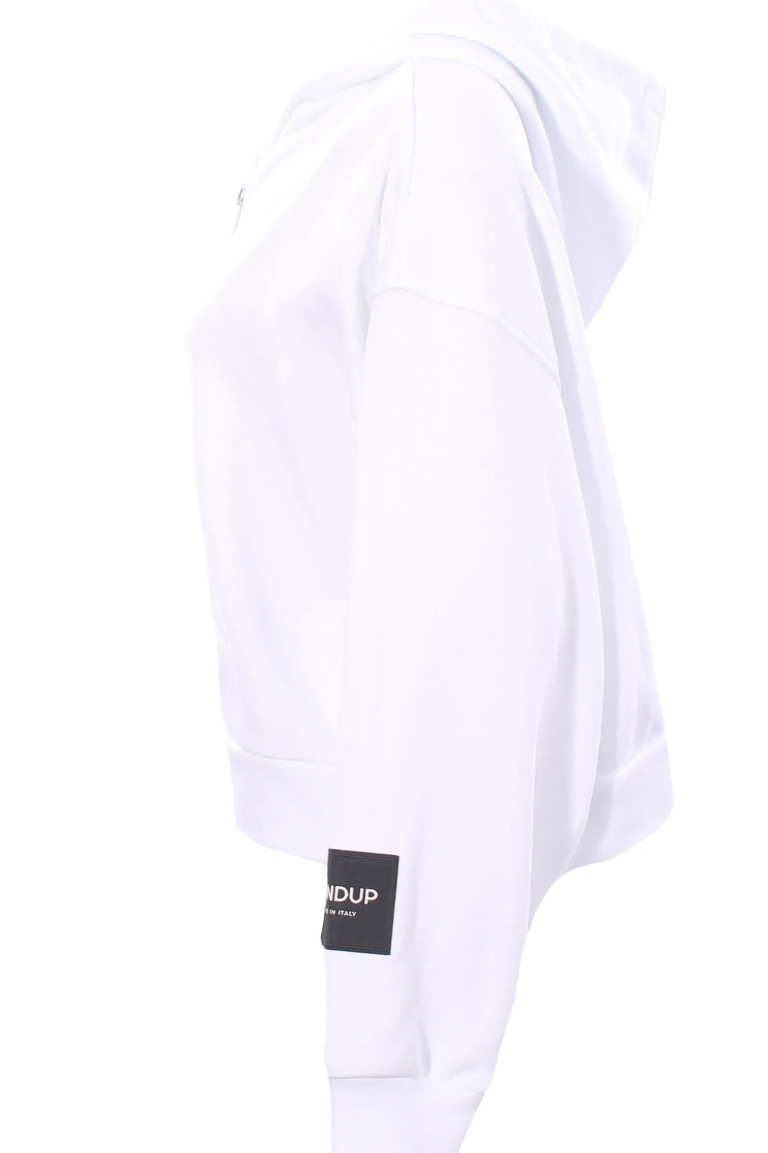 Felpa zip con cappuccio