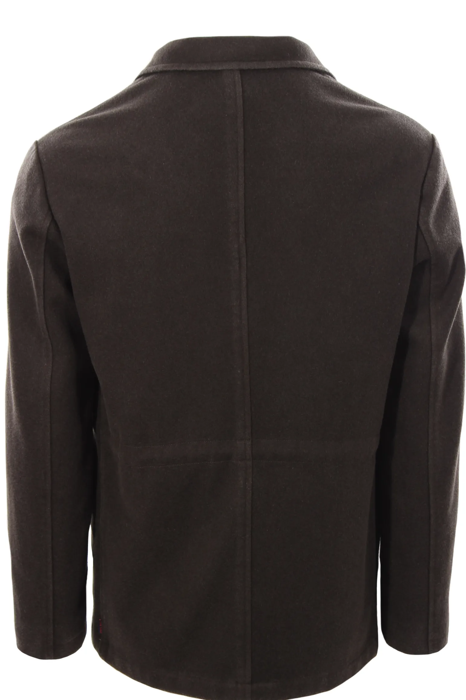 Field jacket in lana lavata
