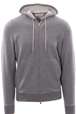 Full zip cappuccio