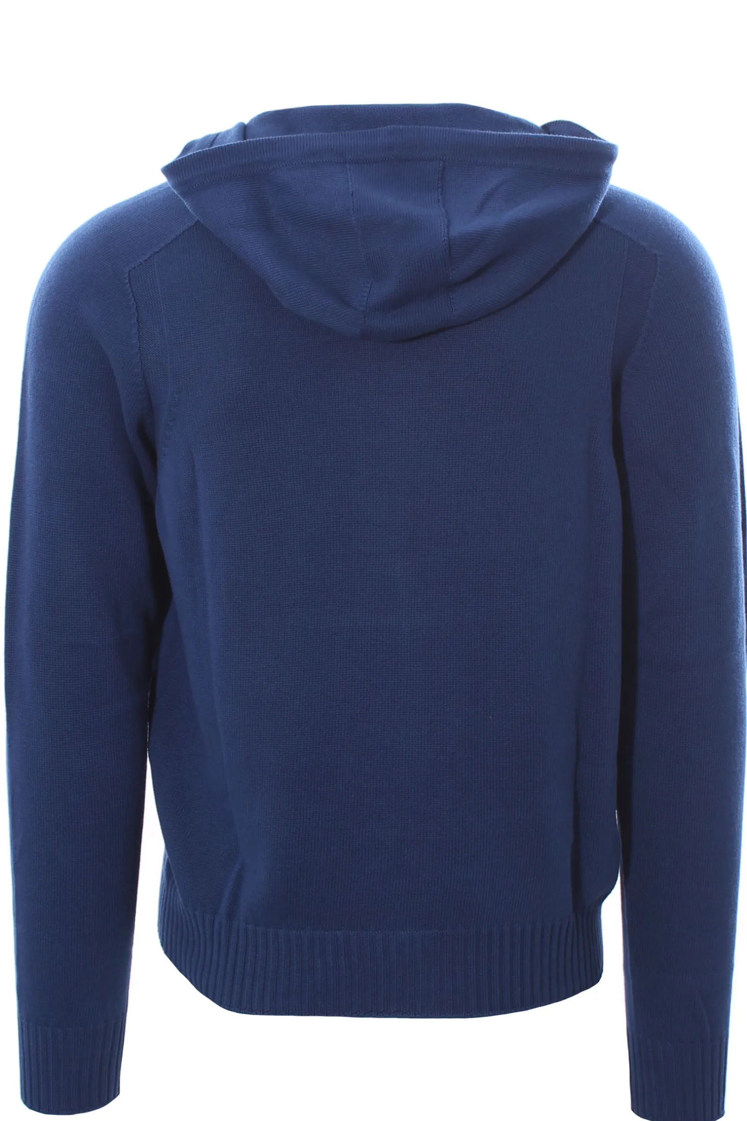 full zip cappuccio in cotone