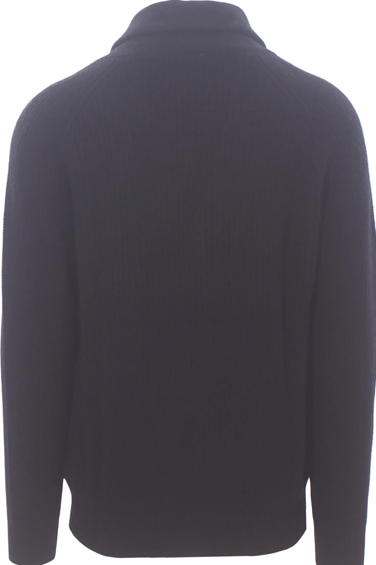 giacca cardigan in lana a coste