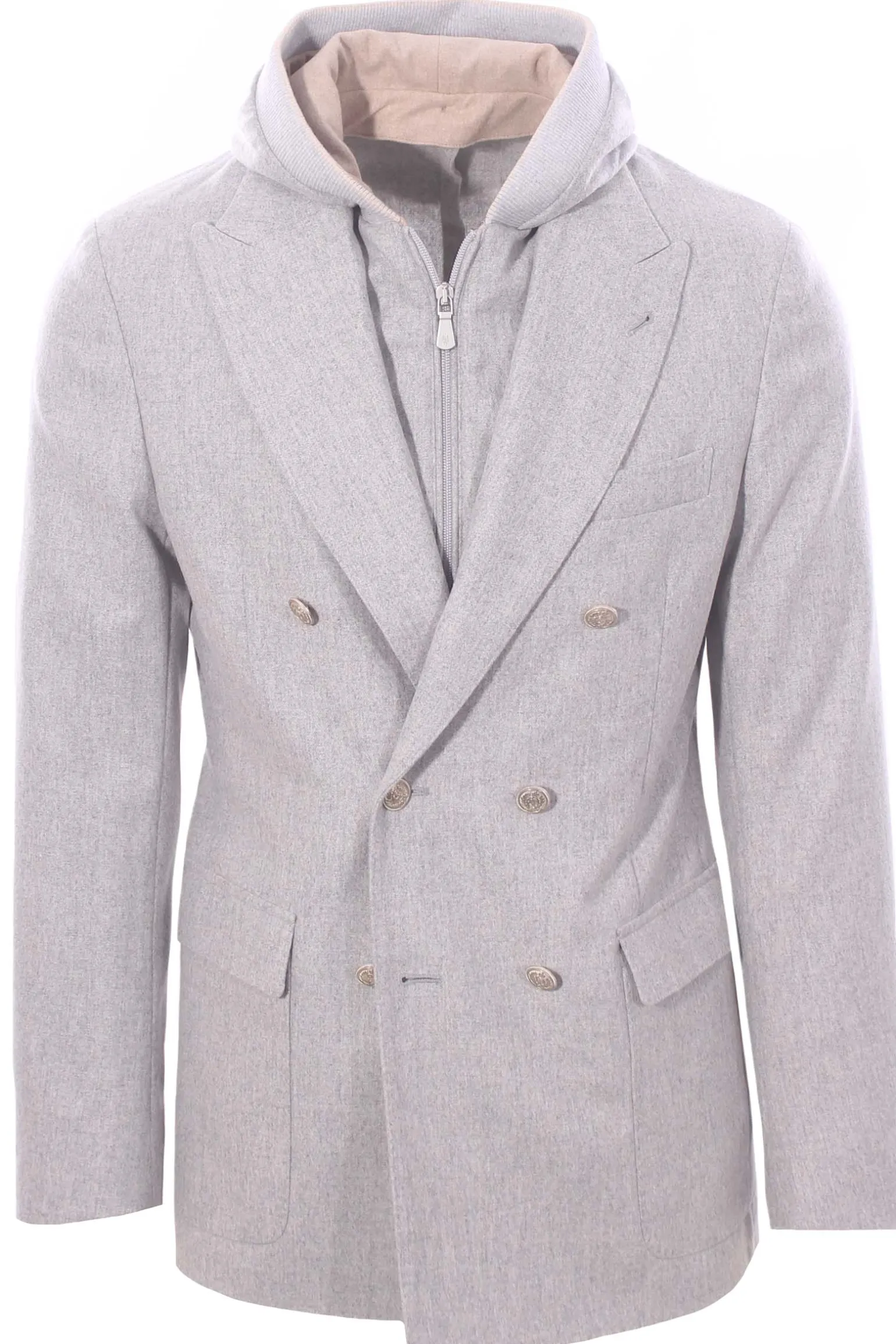 giacca in lana e cashmere