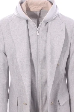 giacca in lana e cashmere