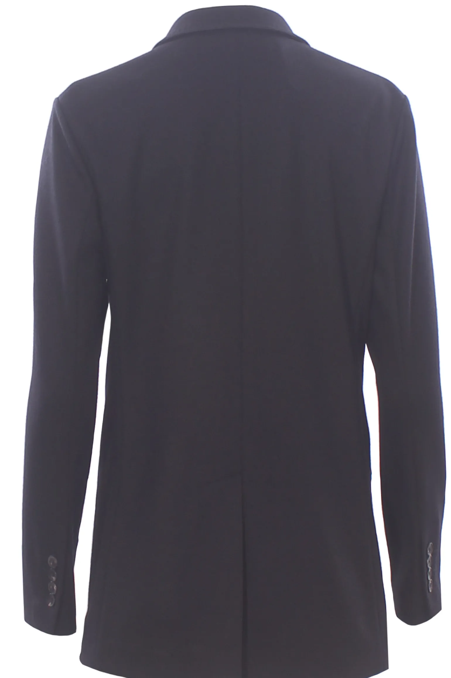 Giacca lunga doppiopetto in lana e cashmere