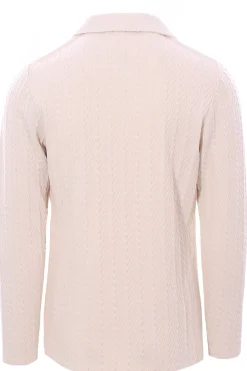 giacca maglia in cotone armaturato