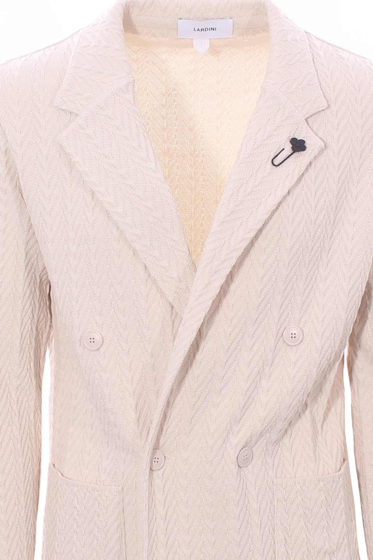 giacca maglia in cotone armaturato