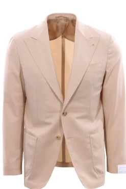 Giacca sartoriale in flanella pettinata super 120's