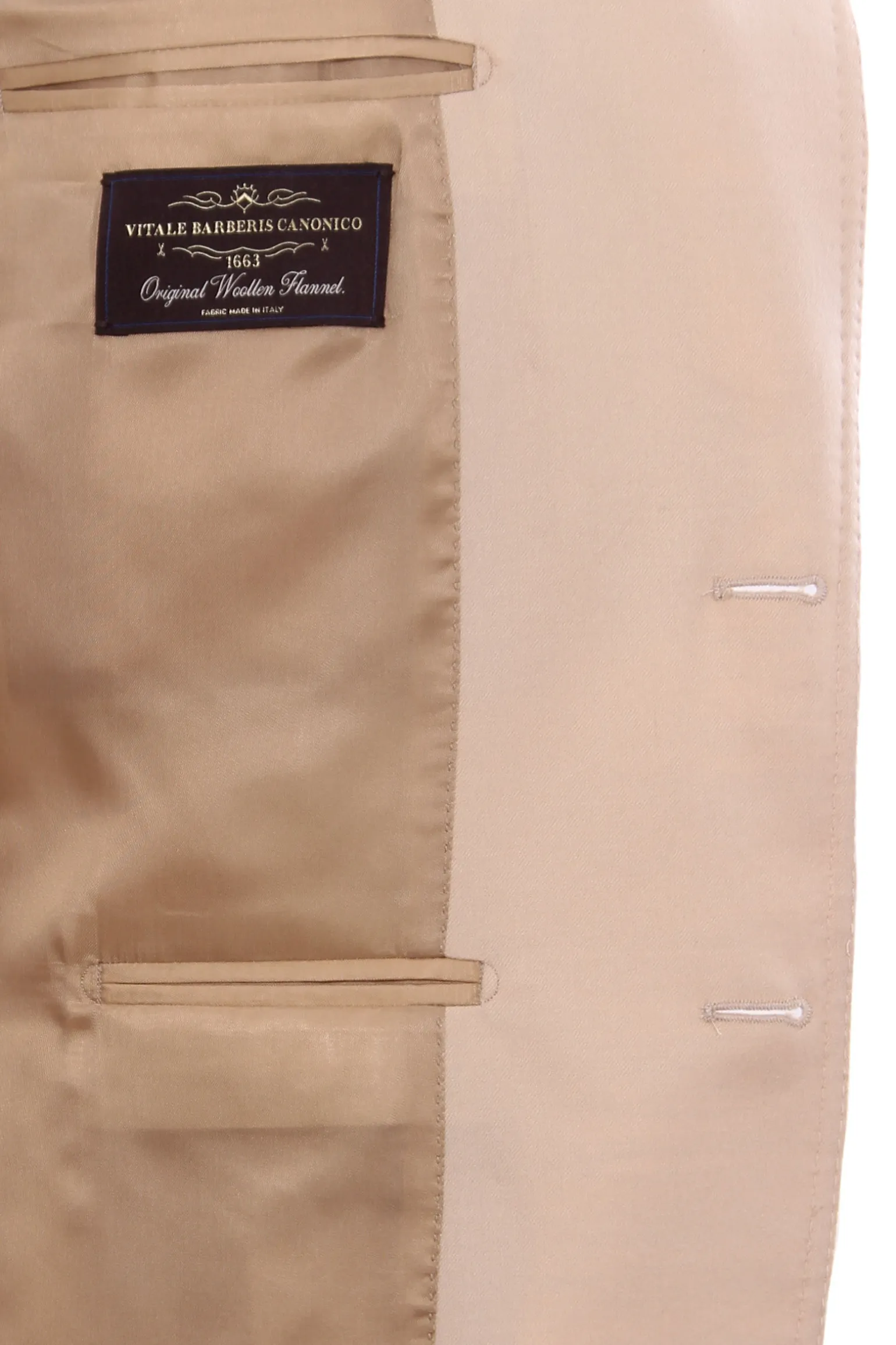 Giacca sartoriale in flanella pettinata super 120's