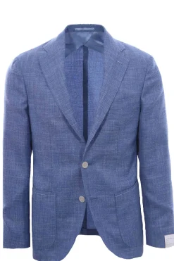 Giacca sartoriale in lana, seta e lino