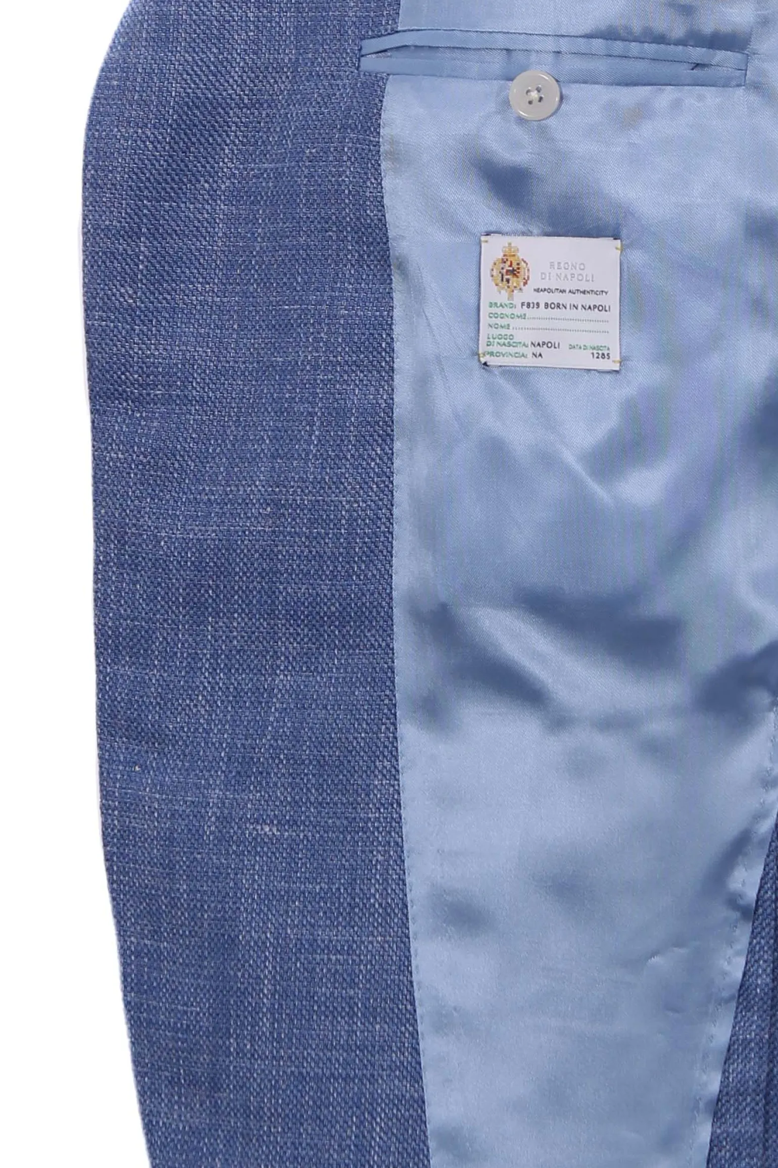 Giacca sartoriale in lana, seta e lino