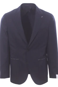 giacca sartoriale in lana spinata pettinata