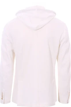giacca tennis in piquet di cotone e cashmere