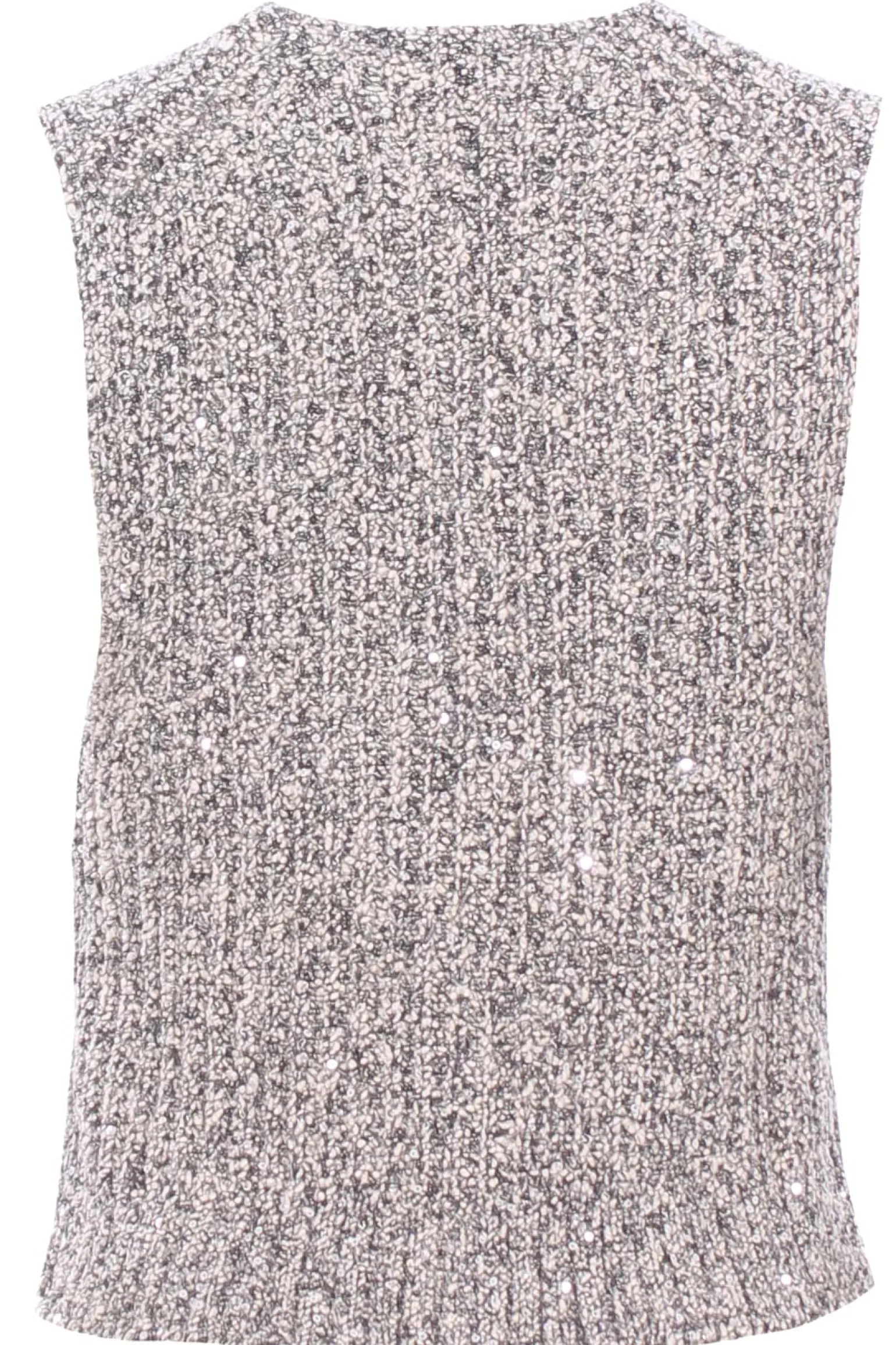 Gilet paillettes tricot