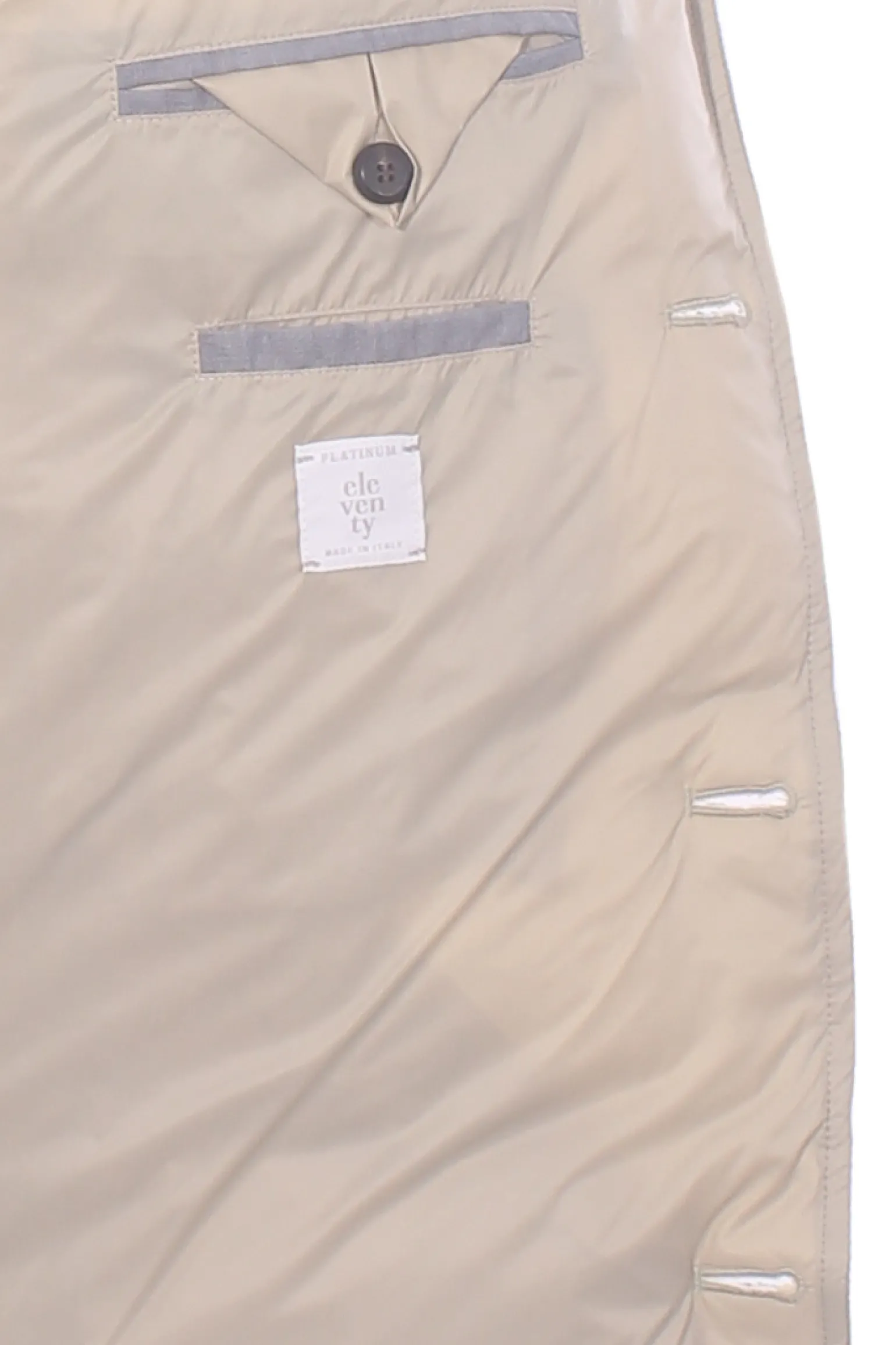 gilet piumino in lino