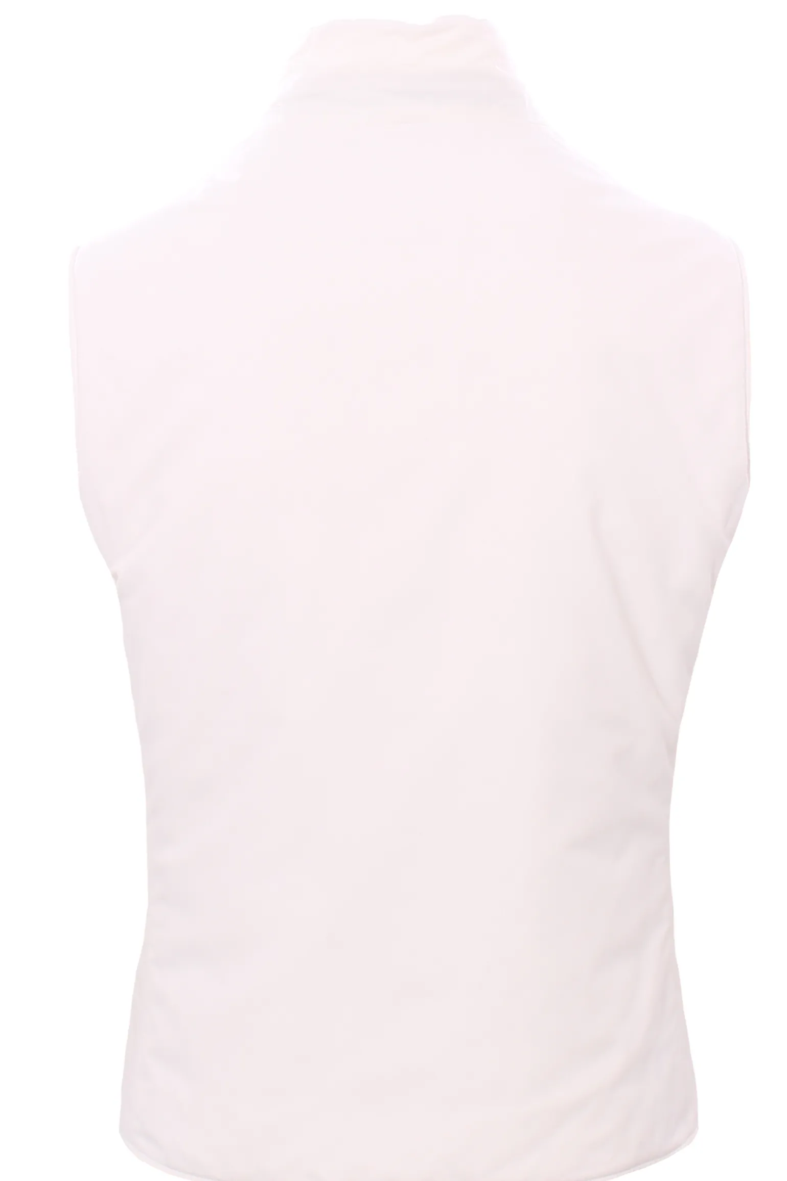 gilet reversibile in lino e cotone