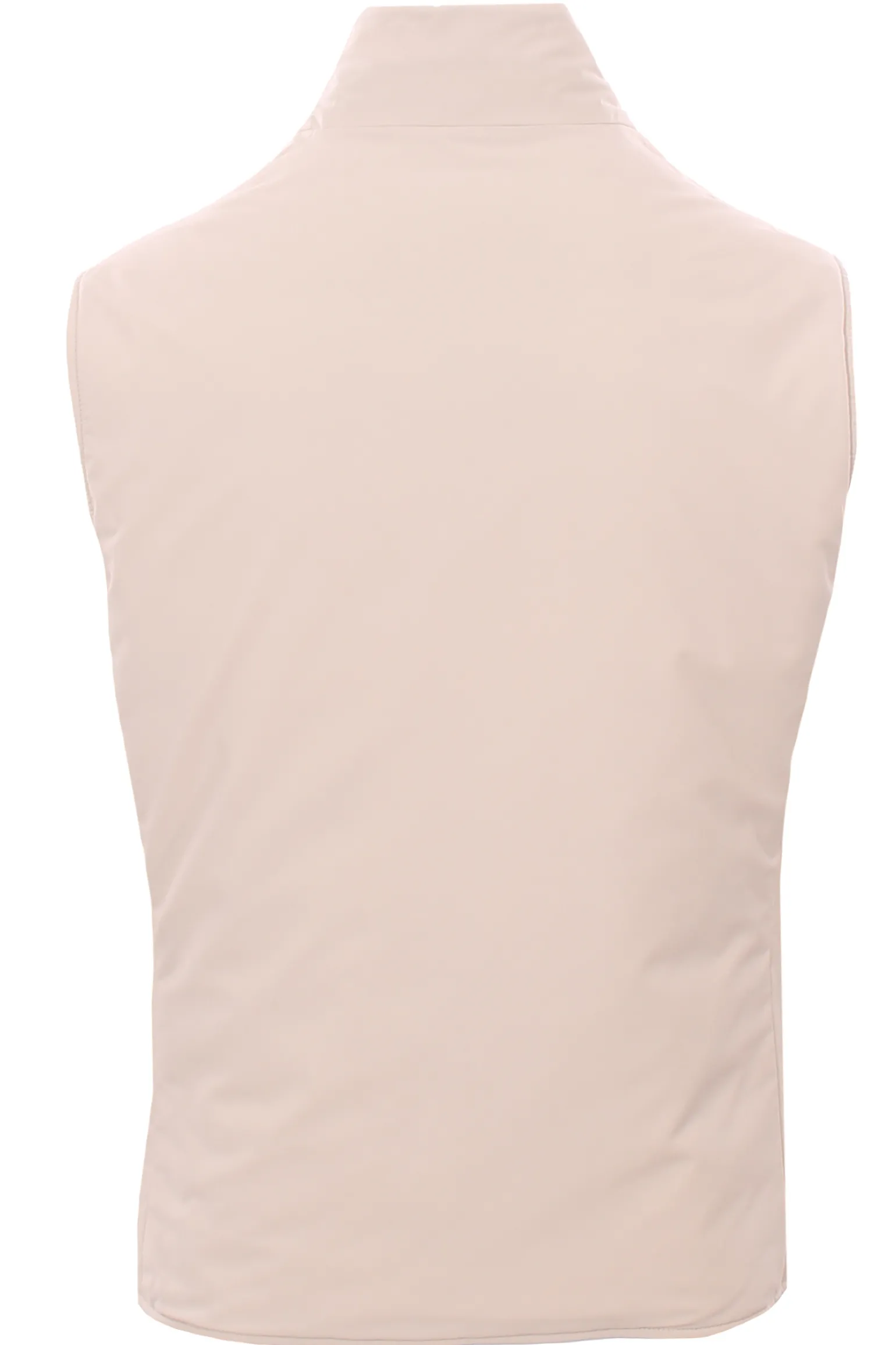 gilet reversibile in lino e cotone
