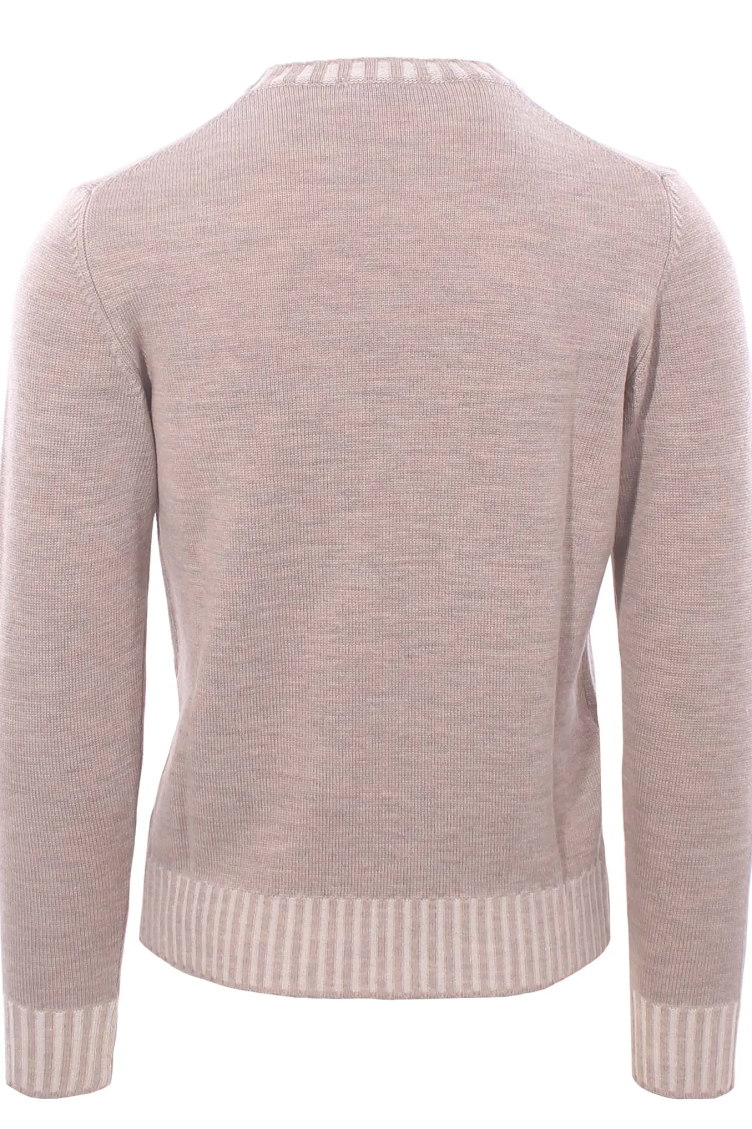 girocollo bordi vanisè in lana merino