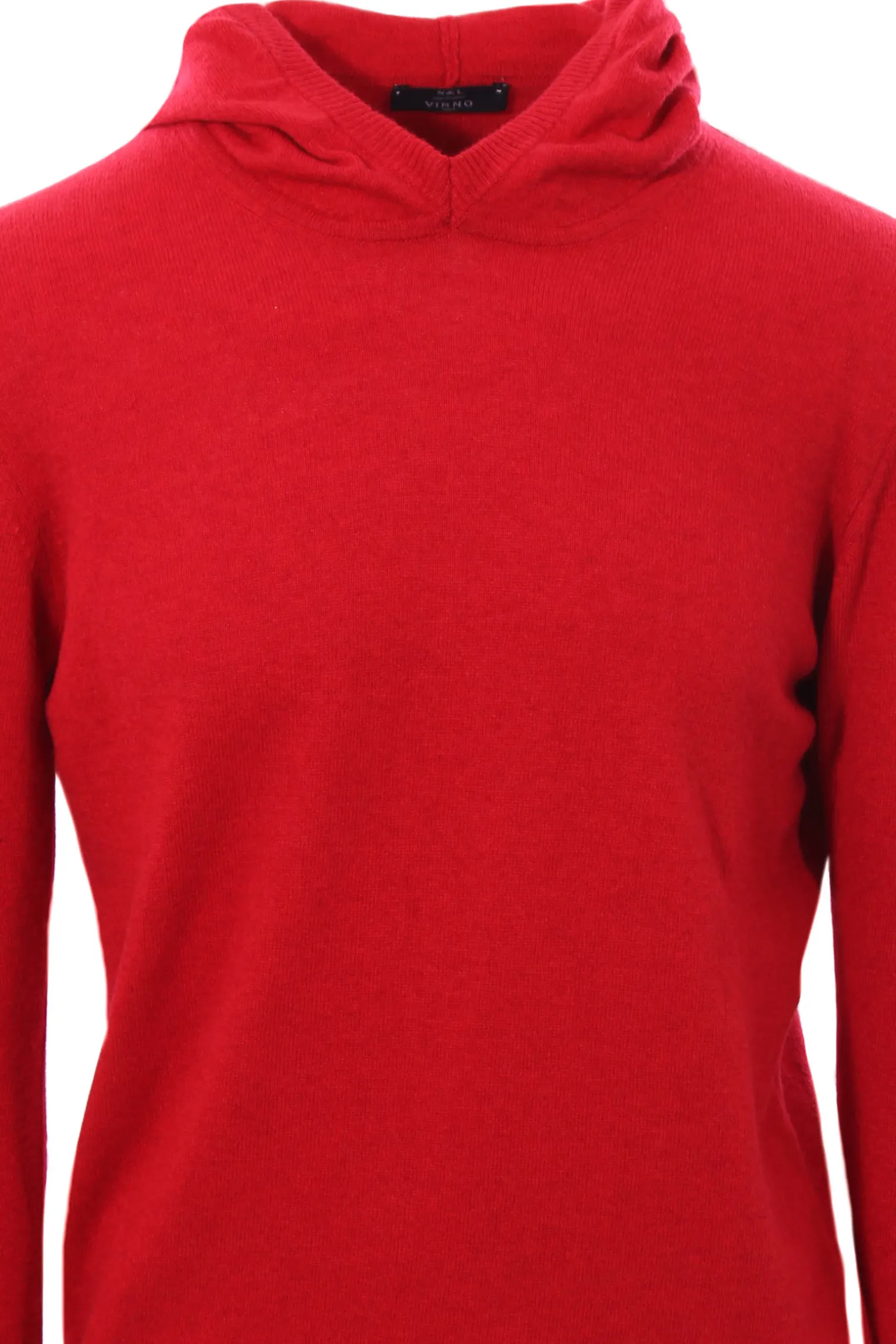 Girocollo cappuccio in lana e cashmere