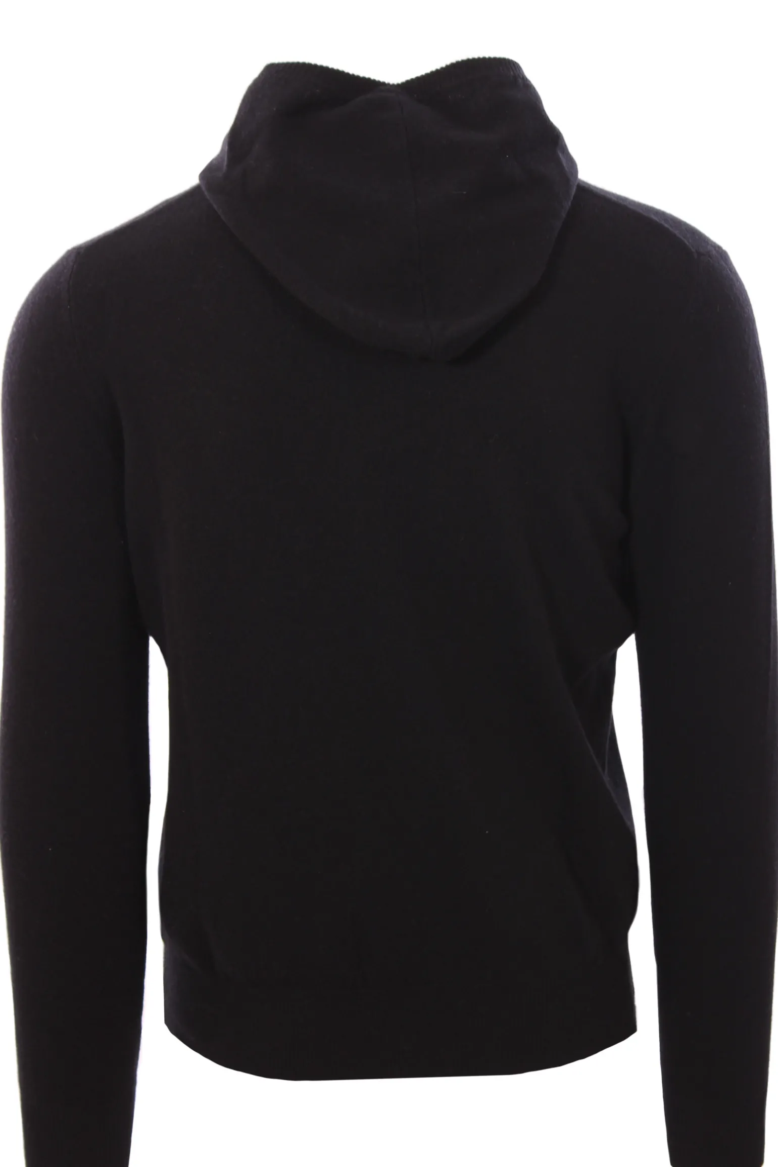 Girocollo cappuccio in lana e cashmere