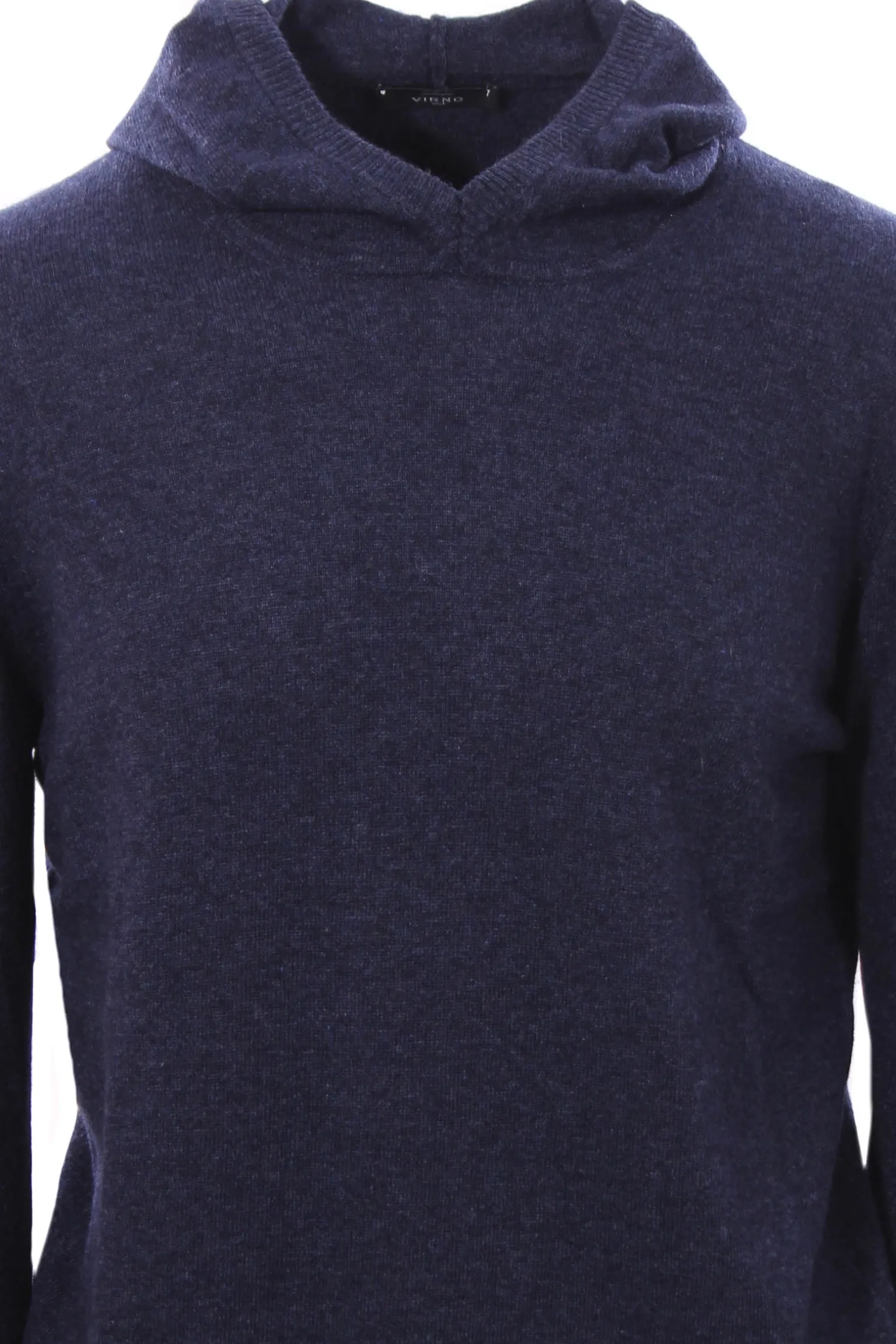 Girocollo cappuccio in lana e cashmere