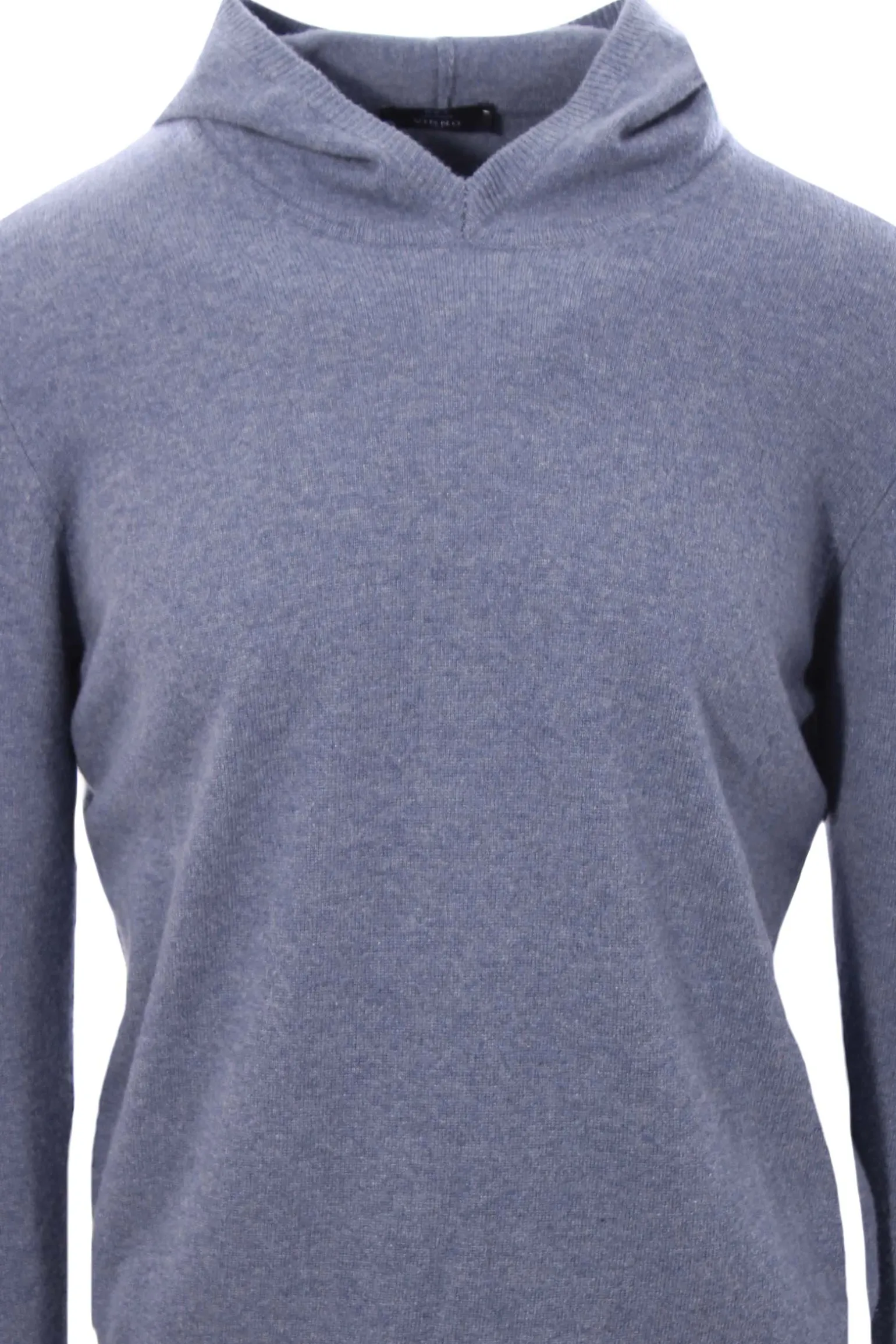 Girocollo cappuccio in lana e cashmere