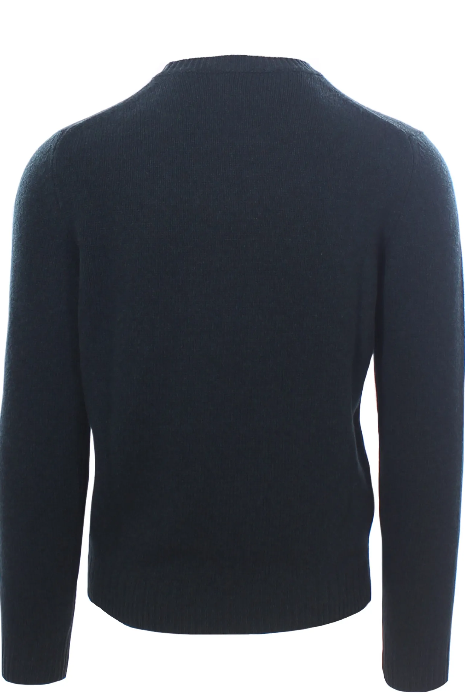 girocollo in green cashmere