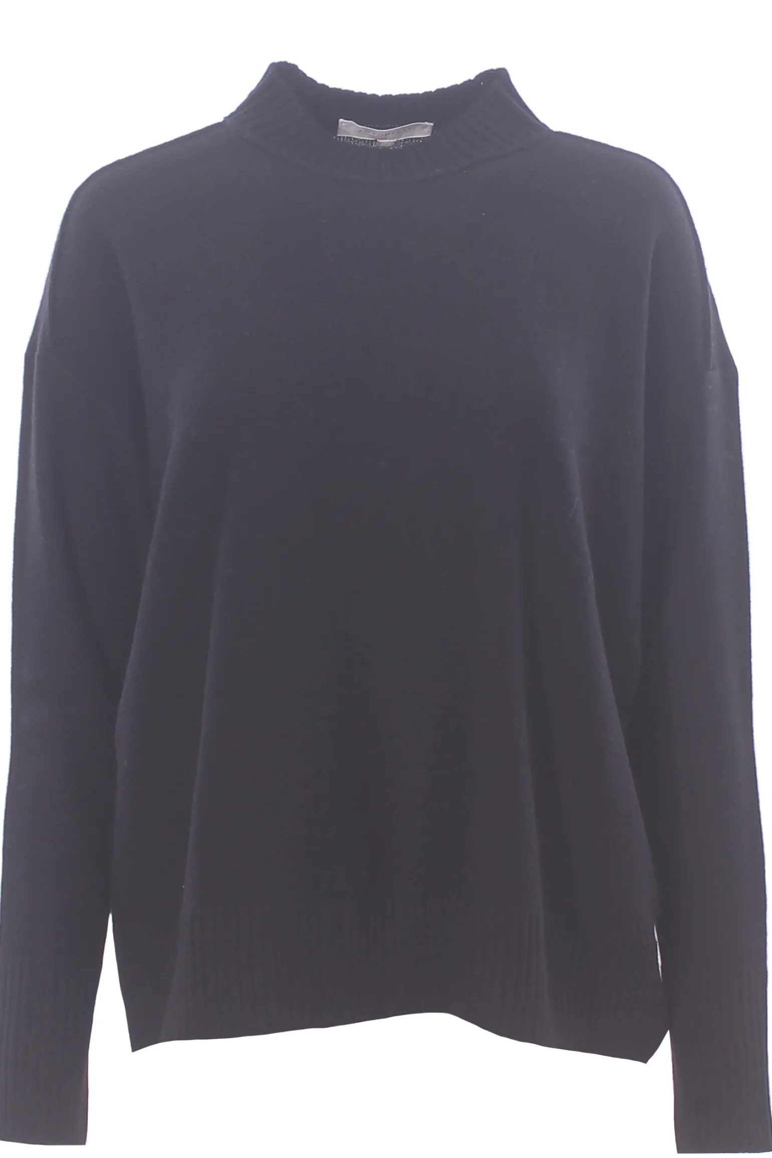 Girocollo in lana seta e cashmere