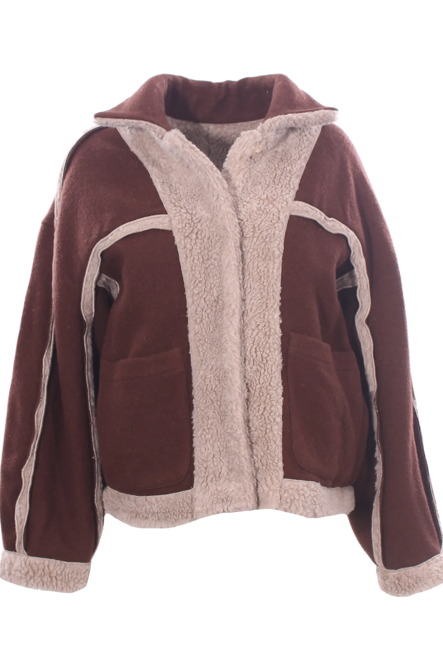 Giubbino corto eco fur reversibile