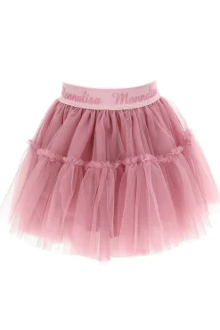 Gonna in tulle con balze
