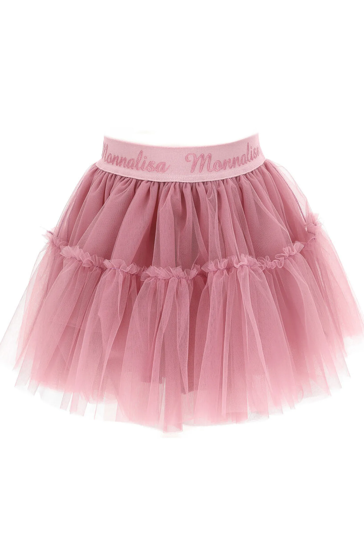 Gonna in tulle con balze