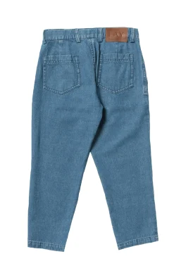 Jeans baggy con pinces