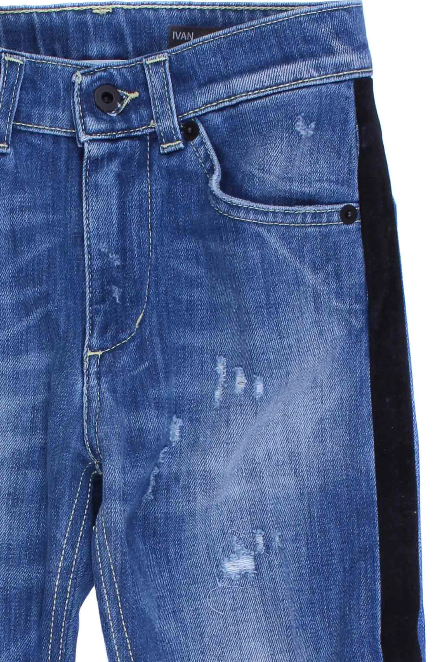Jeans Ivan flock con rotture