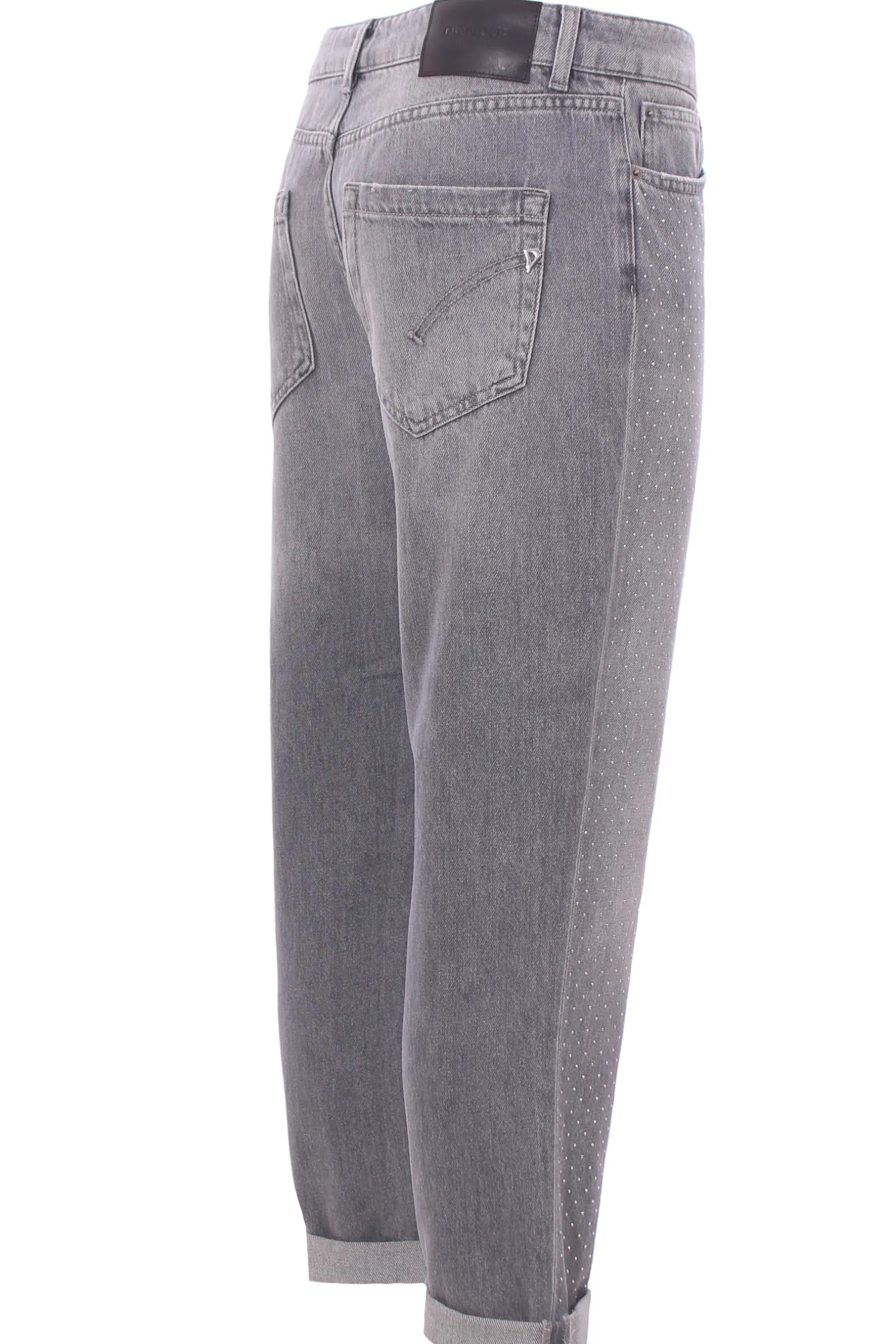 Jeans koons bottoni gioiello