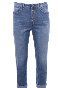 Jeans koons bottoni gioiello