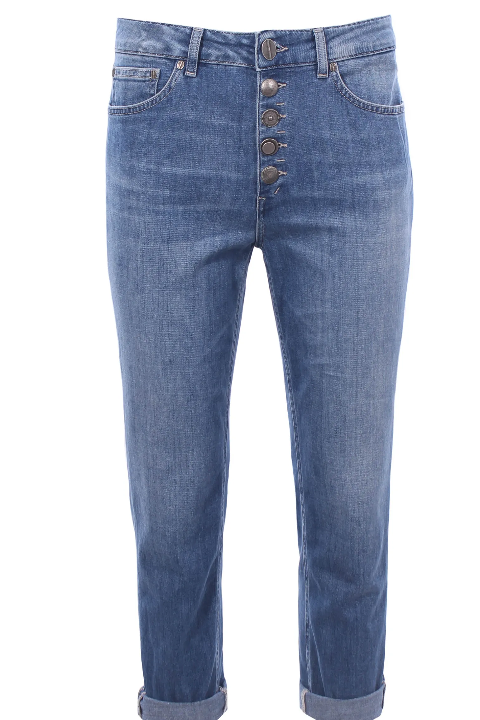 Jeans koons bottoni gioiello