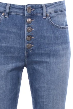 Jeans koons bottoni gioiello
