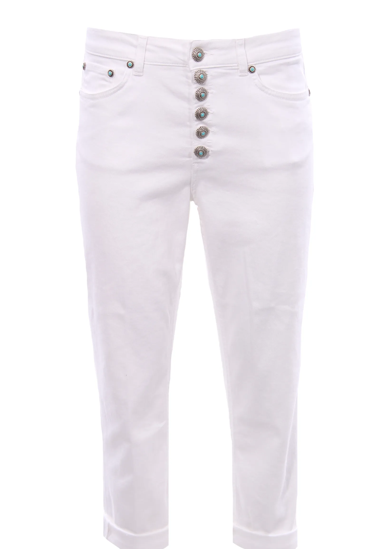 Jeans koons gioiello in denim di cotone