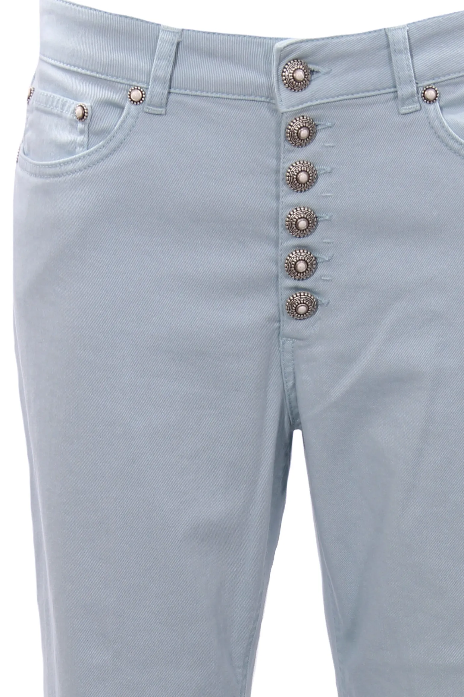 Jeans koons gioiello in denim di cotone