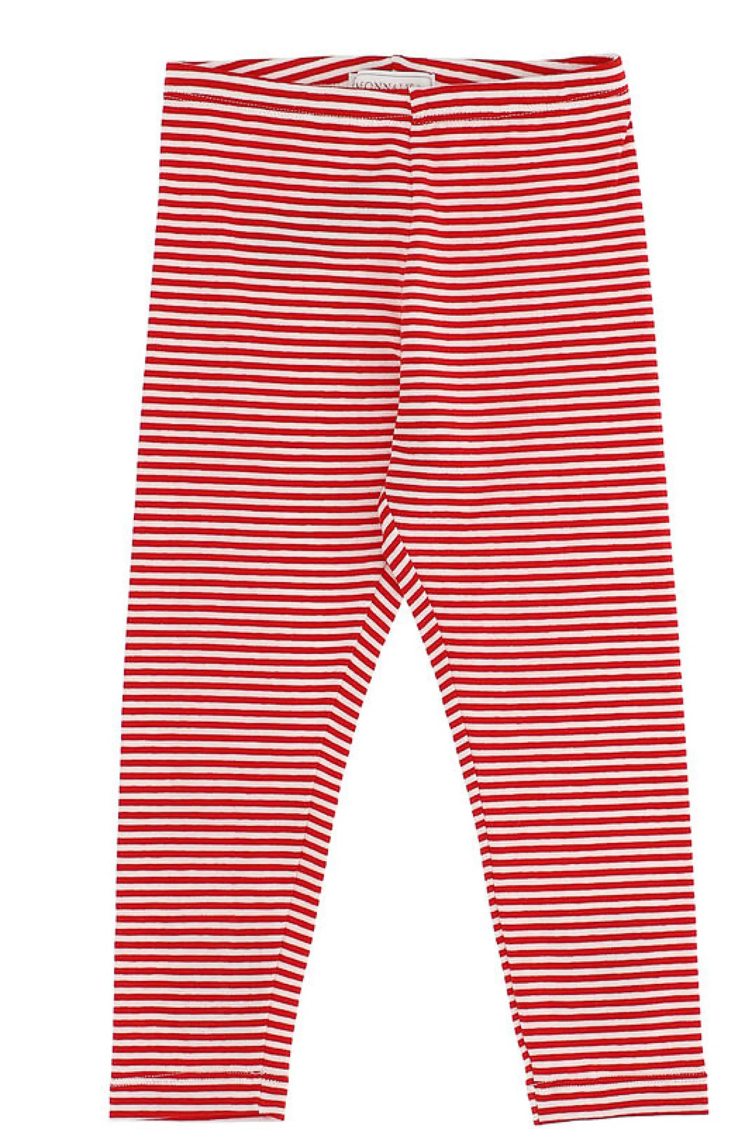 Leggings rigato con orso