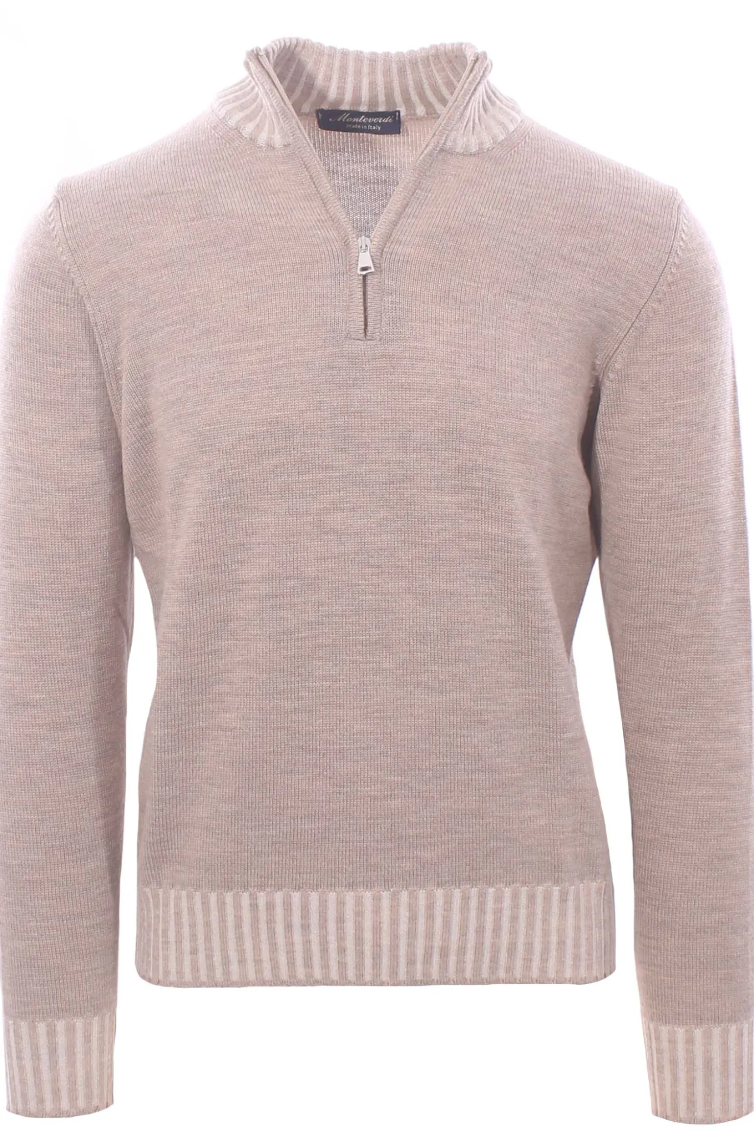 lupo zip bordi vanisè in lana merino