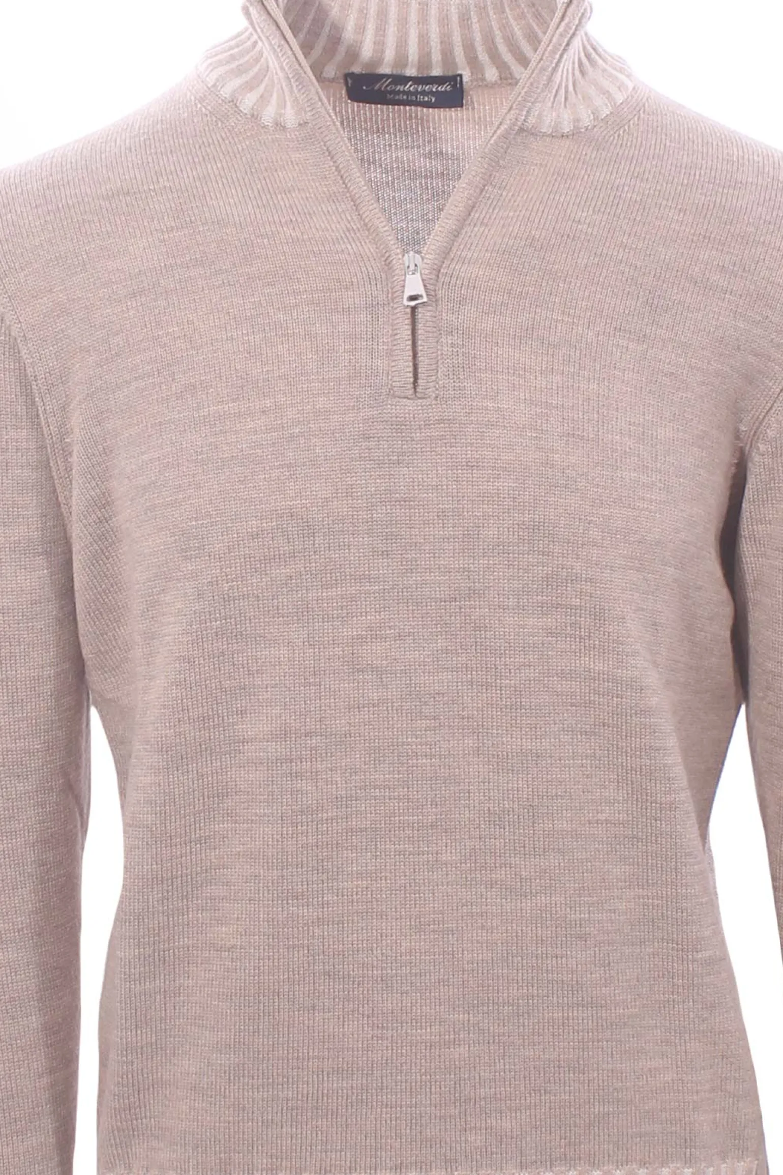 lupo zip bordi vanisè in lana merino