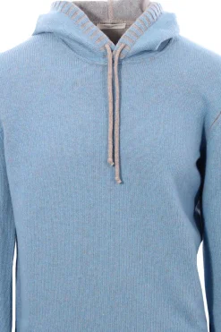 Maglia cappuccio in lana vanisè