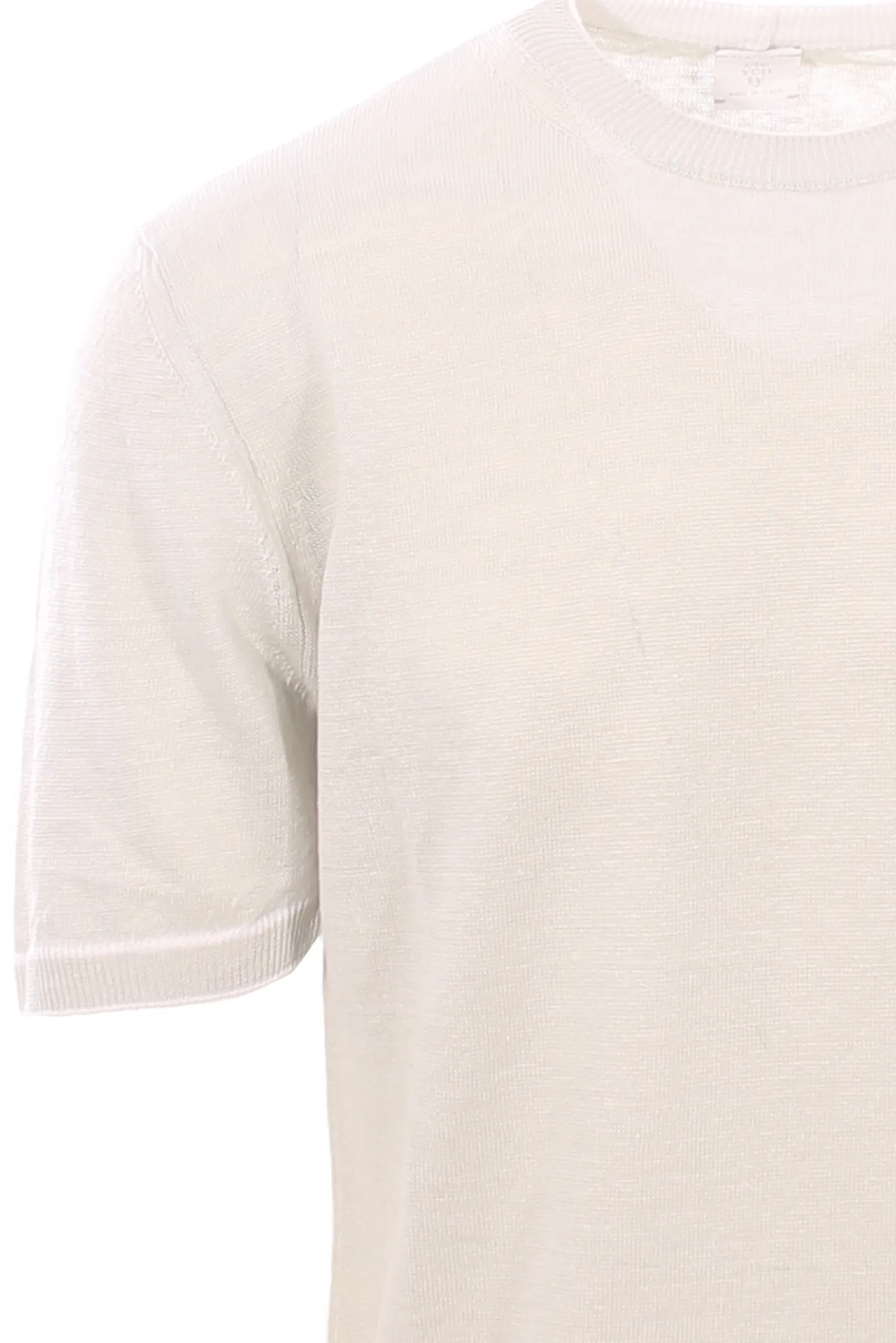 maglia effetto doppio capo in lino