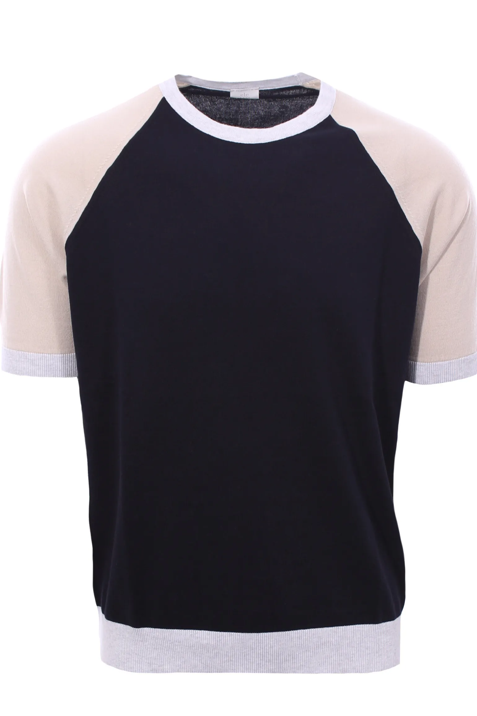Maglia girocollo tricolor