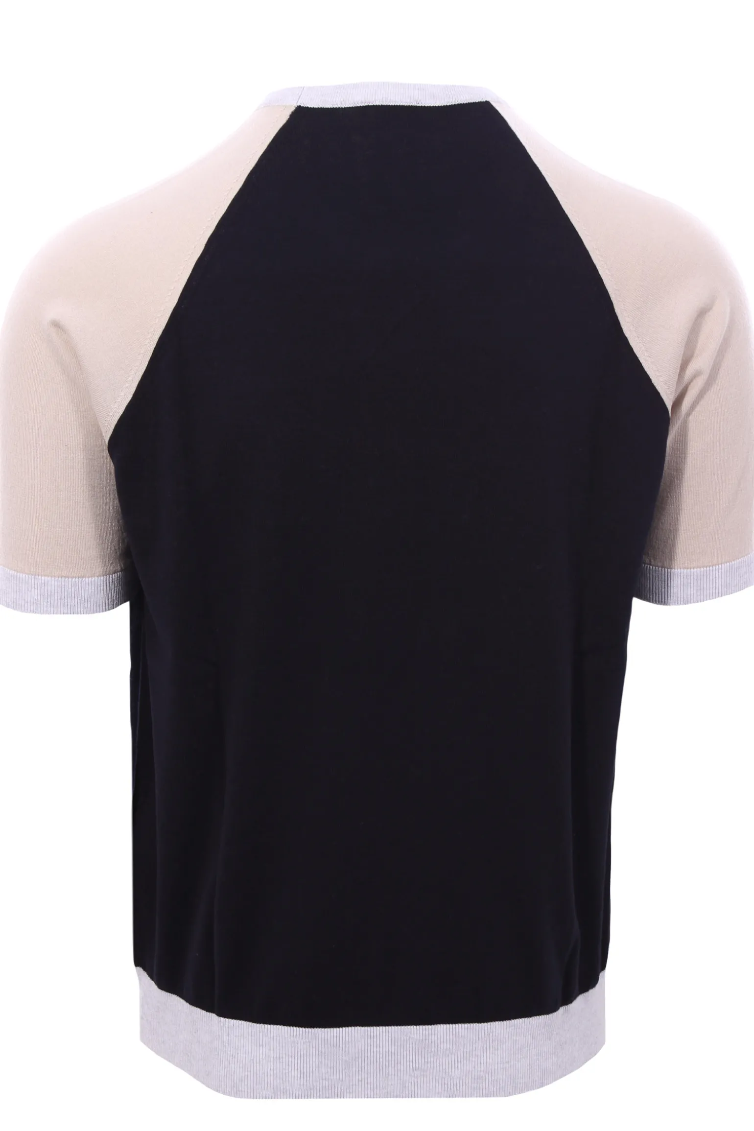 Maglia girocollo tricolor