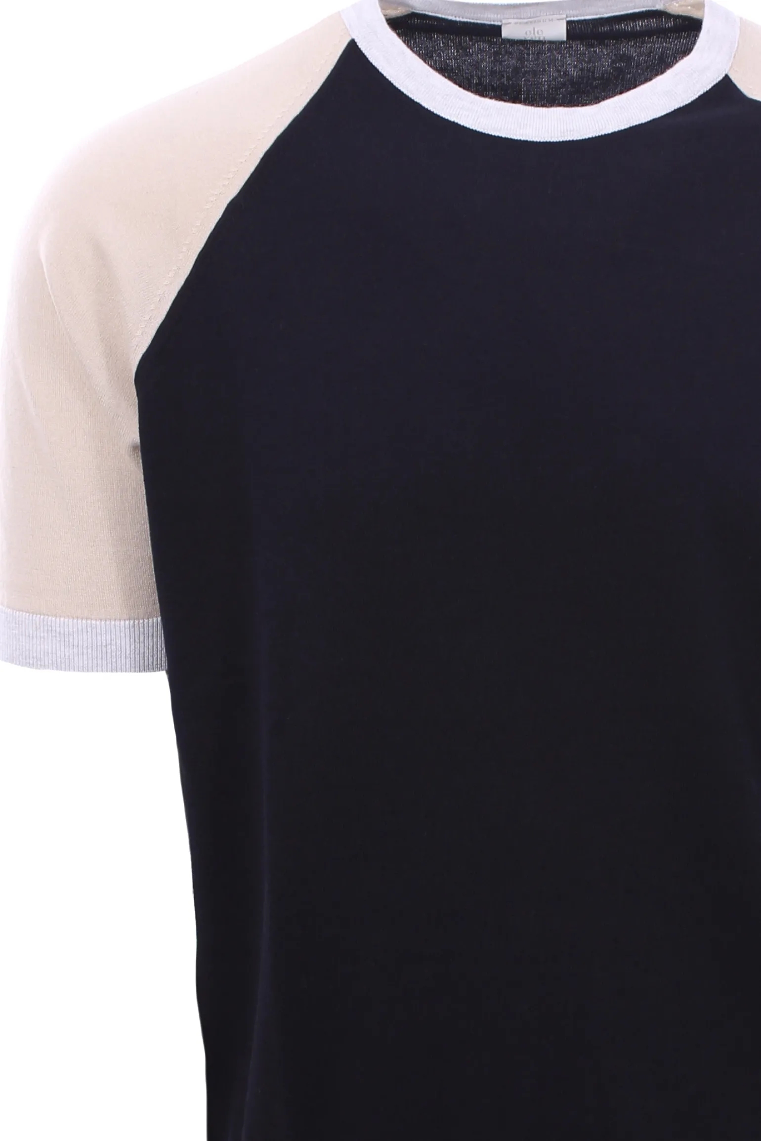 Maglia girocollo tricolor