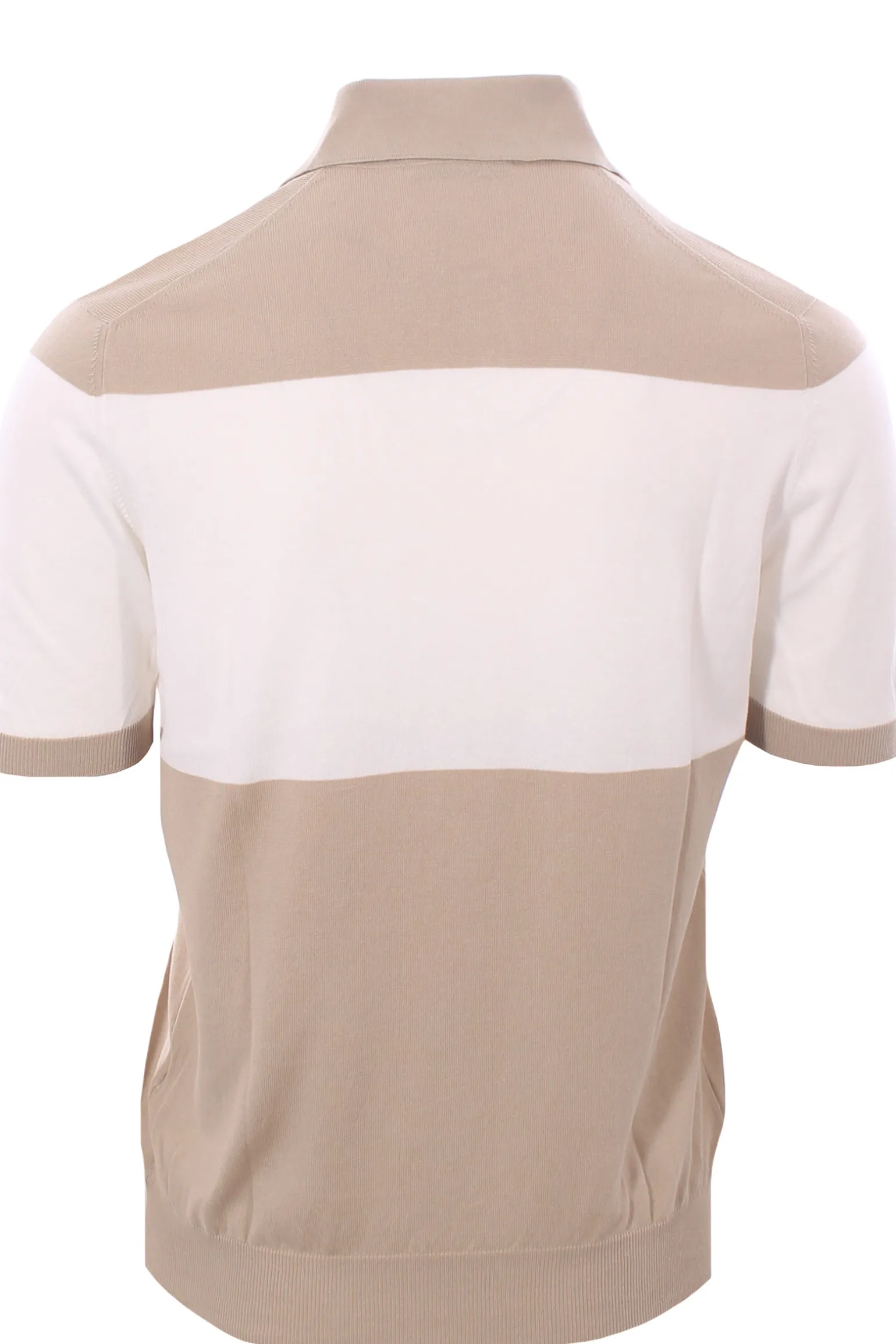 maglia polo bicolor